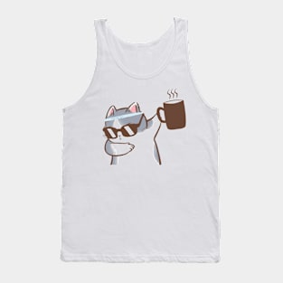 Coffee cat Tank Top